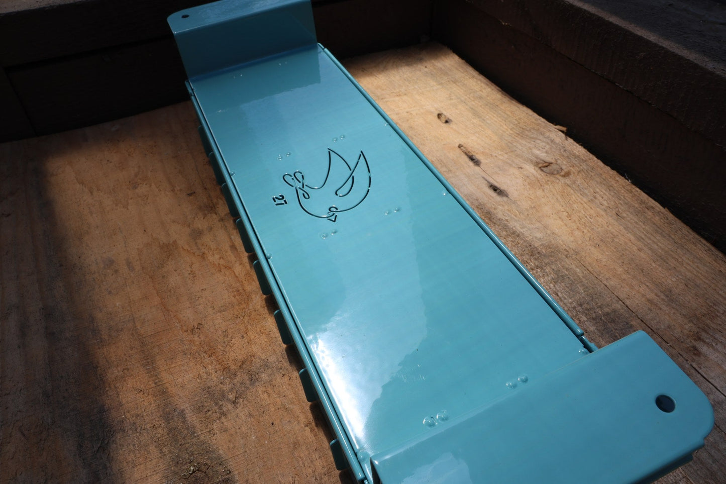 Full length view of the Swift Blocker Mini 27 hand-operated soil blocker