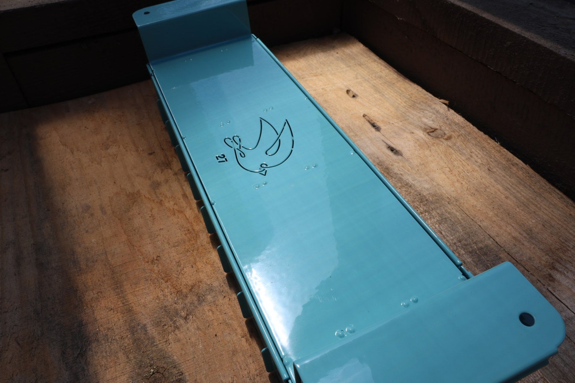 Full length view of the Swift Blocker Mini 27 hand-operated soil blocker
