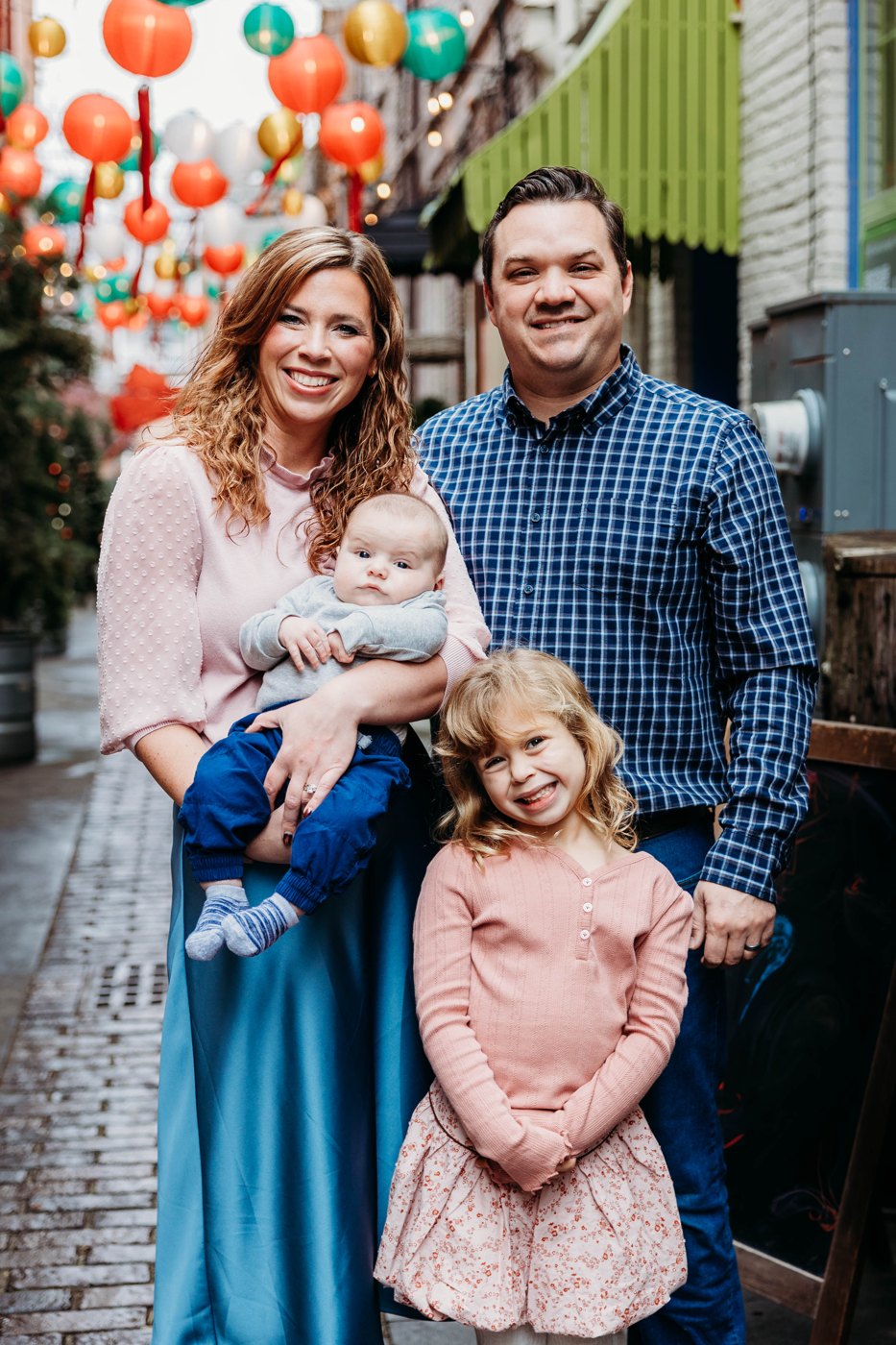 Dan and Ashley, founders of Swift Blocker, with their two children