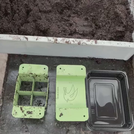 How to use the Nano soil blocker — fill, press, and eject, start to finish (no sound)