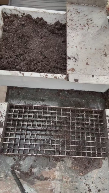 How to use the Commercial soil blocker — full start-to-finish demo (no sound)