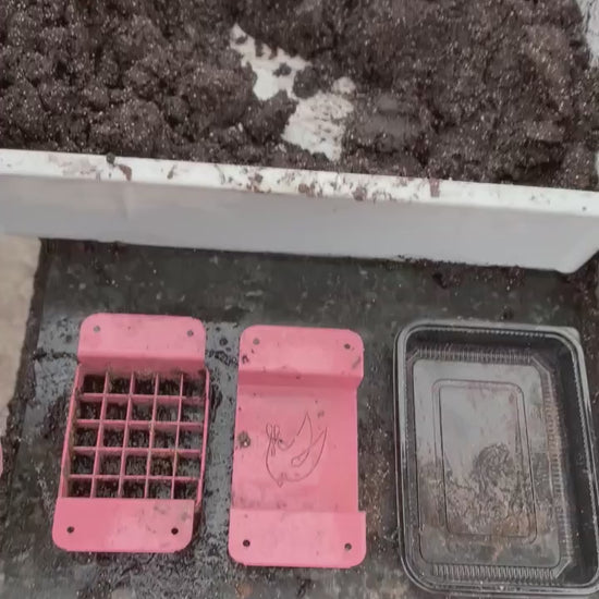 How to use the Nano soil blocker — fill, press, and eject, start to finish (no sound)