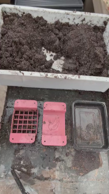 How to use the Nano soil blocker — fill, press, and eject, start to finish (no sound)